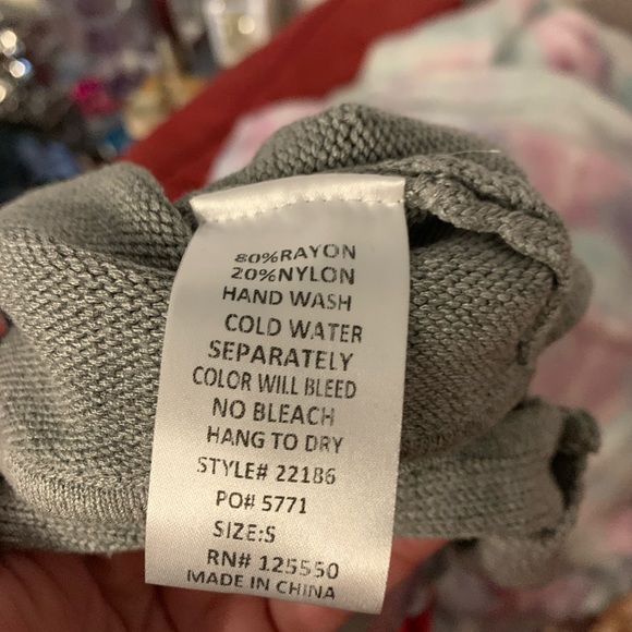 Gray laced up bodysuit with waist belt 2 (S) avail - Picture 11 of 13